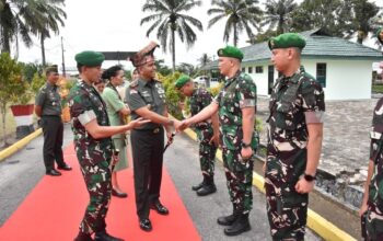 Kunjungan Kerja Danrem 031/WB Ke Kodim Kampar dan Yonif 132 Dalam Rangka Upaya Pembinaan Satuan