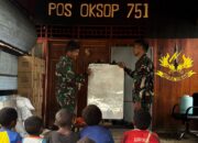 TNI Mengajar di Ujung Negeri: Pos Oksop Yonif 751/VJS Satgas Swasembada Gelar Calistung untuk Anak Perbatasan