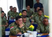 Danpuslatpur Polsan Situmorang Kawal Langsung Menhan Tinjau Kesiapan Tempur Yonif TP 892 di Lampung