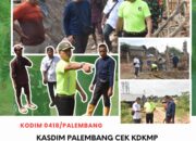 Kasdim 0418/Palembang Letkol Inf Dery Septriandi Cek KDKMP Talang Betutu, Pastikan Pembangunan Sesuai Rencana