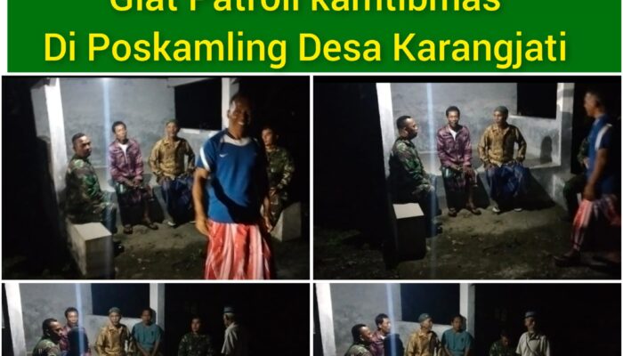 Patroli Malam Babinsa Wonosegoro, Hadirkan Rasa Aman dan Perkuat Kamtibmas Desa Karangjati