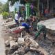 Babinsa Bersama Warga Membangun Gorong-Gorong, Bentuk Kepedulian Terhadap Pembangunan Infrastruktur Desa