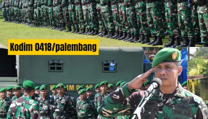 Dandim 0418/Palembang Pimpin Apel Gelar Pasukan Siaga 1