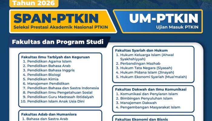 30 Program Studi Jalur UM-PTKIN di UIN Jakarta, Peluang Kuliah di Kampus Islam Ternama