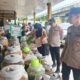 Jelang Lebaran, Polisi Datangi Pasar Tradisional Palembang