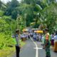Wujud Nyata Peran Bhabinkamtibmas Desa Wongaya Gede Melaksanakan Atensi Upacara Pemelastian Desa Adat Bengkel Desa Wongaya Gede