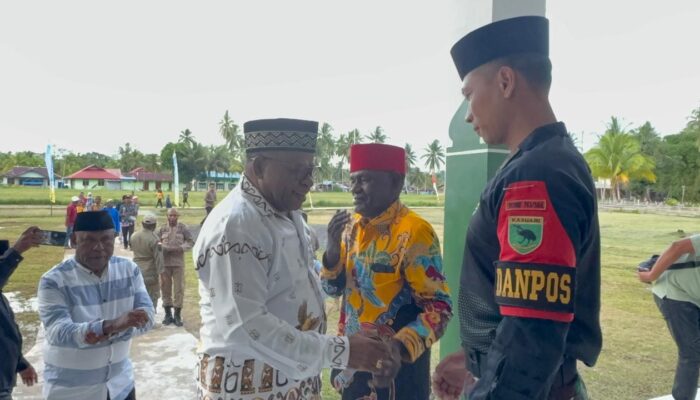 Satgas Pamtas Kewilayahan RI-PNG Yonif 763/SBA Hadiri Buka Puasa Bersama Pemda Sorong Selatan 