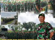 Pasi Pers Kodim 0418/Palembang Pimpin Apel Keberangkatan Cuti Gelombang II