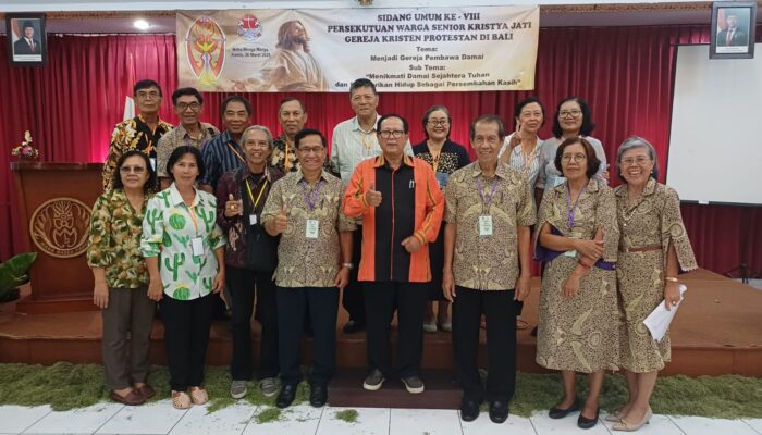 Sidang Umum VIII PWSKJ GKPB Digelar di Badung, Pendeta Gede Eko Santosa Terpilih Jadi Ketua 2026–2030