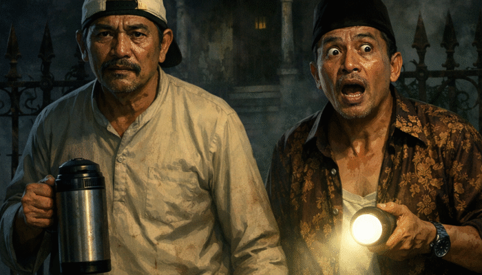 ” Lampu di Jendela Bangunan Tua Itu Menyala Tengah Malam”