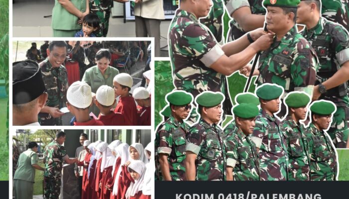 19 Prajurit Kodim 0418/Palembang Naik Pangkat, Dandim Palembang Kehormatan yang Harus Dipertanggungjawabkan