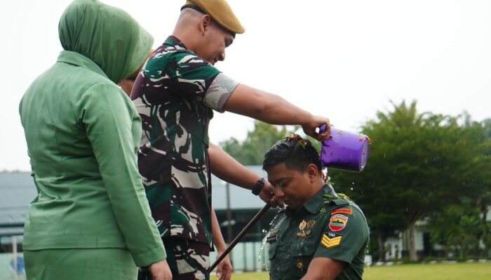 32 Prajurit Yonarhanud 11/WBY Naik Pangkat Periode 1 April,Ini Pesan Danyon