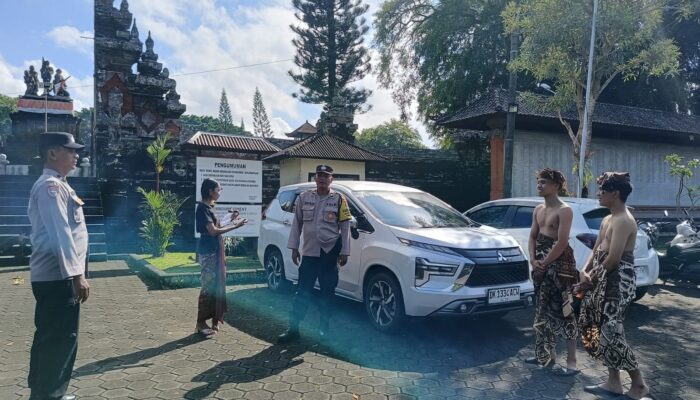 Berikan Rasa Aman Pawas Polsek Marga Pimpin Patroli Atensi Obyek Vital