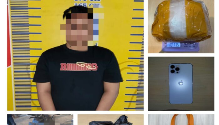 Polda Sumsel Bekuk Pengedar Sabu 1 Kg di Alang-Alang Lebar