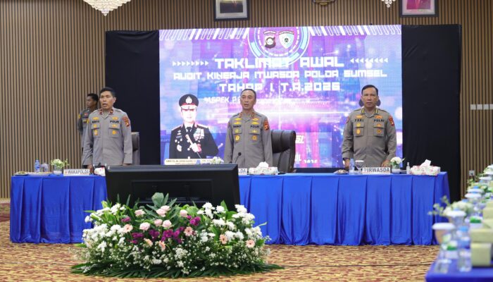 Kapolda Sumsel Tekankan Audit Kinerja sebagai Instrumen Strategis Dukung Program Presiden