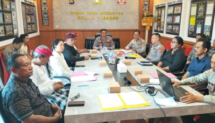 Polres Tabanan Gelar Sharing Session FKP, Dorong Pelayanan Publik Lebih Transparan dan Modern