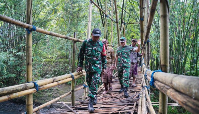 Pangdam IX/Udayana Tinjau KDMP dan Jembatan Garuda di Jembrana
