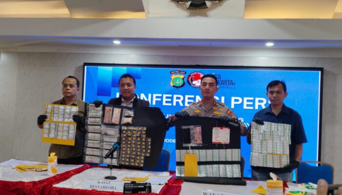 Polres Metro Jakarta Utara Ungkap 14 Kasus Peredaran Obat Berbahaya, 14 Tersangka Diamankan
