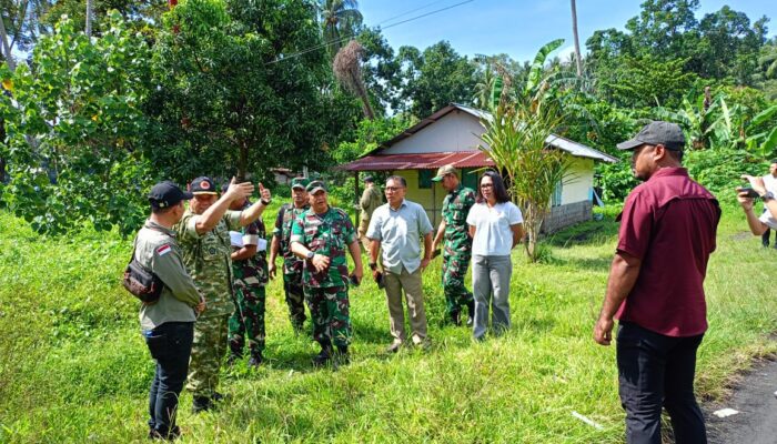 Pastikan Kesiapan Lahan, Tim Kemhan RI Survei Lokasi Pembangunan Batalyon TP 916/Bara Sakti Tahap III di Wilayah Kodim 1310/Bitung