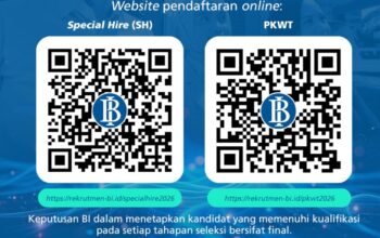 Bank Indonesia Buka Rekrutmen Special Hire dan PKWT, Ini Kesempatan bagi Profesional Terbaik