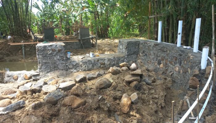 Progres Melesat! Pembangunan Jembatan Garuda di Sambeng Masuki Tahap Penting