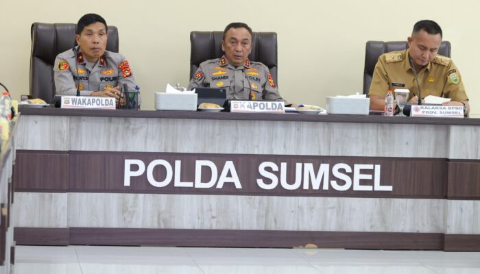 Kapolda Sumsel Ikuti Arahan Wakapolri Antisipasi El Nino “Godzilla”, Perkuat Kesiapsiagaan Karhutla