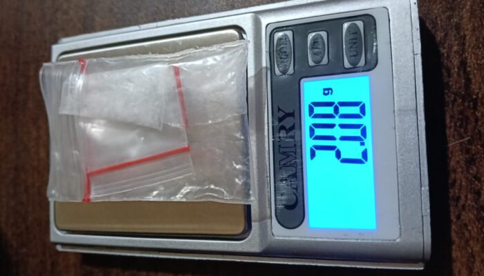 Gerebek Rumah di Muara Enim, Polisi Amankan Pengedar Sabu dan Barang Bukti