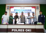Polres OKI Musnahkan 927 Gram Sabu, Komitmen Polda Sumsel Babat Habis Narkotika