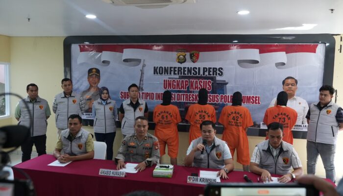 Produksi Whisky dan Vodka Palsu di Banyuasin Terbongkar, Empat Pelaku Diamankan