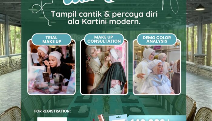 Beauty Class & Color Analyst di Bukit AsLan Lampung, Angkat Percaya Diri Perempuan ala Kartini Modern
