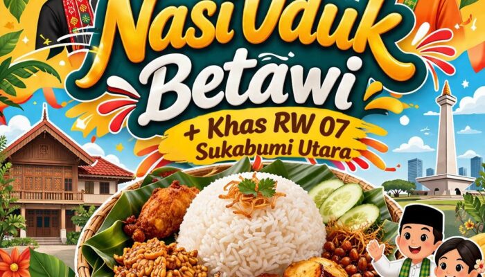 Lebaran Betawi Perdana Sukabumi Utara Meriah dengan Kuliner GRATIS..!