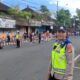 Pawai Drumband TK Santa Maria Immaculata Warnai Jalanan Tabanan, Personel Gabungan Berikan Pengamanan Ketat