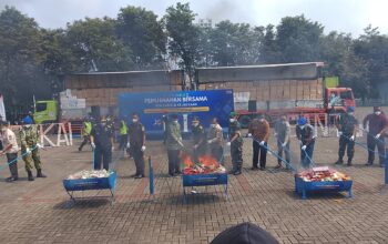 Bea Cukai Banten dan Kejari Lebak Musnahkan Jutaan Rokok Ilegal di ICE BSD Tangerang