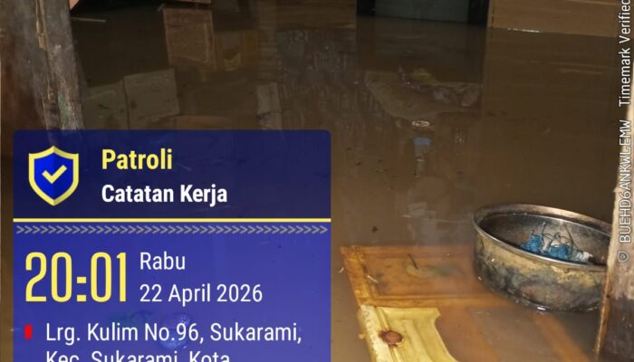 Banjir Kembali Rendam Sukarami–Sukabangun, Warga Cemas dan Tunggu Evakuasi