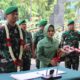 Prajurit Petarung Gelar Tradisi Korps Pedang Pora Penyambutan dan Pelepasan Komandan Kodim 0201/Medan