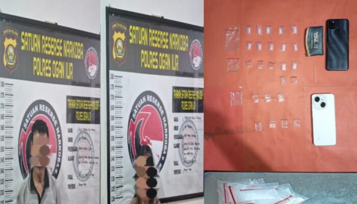 19 Paket Sabu dan Dua Unit HP Disita dari Dua Tersangka di Desa Babatan Saudagar