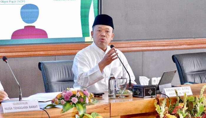 Hindari Potensi Konflik, Menteri Nusron Imbau Kepala Daerah dan Masyarakat Se-NTB Gotong Royong Mutakhirkan Data Pertanahan