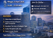 DBN Gelar Rapat Zoom Meeting, Perkuat Kinerja Wartawan dan Targetkan 500 Ribu Pembaca