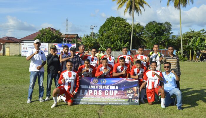 PS Kodim 0212/Tapsel Raih Juara 3 Pada Turnamen Sepakbola Lapas Cup Antar Instansi
