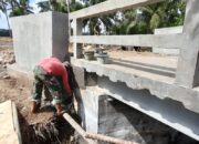 Akses Antar Dusun Makin Mudah, Jembatan TMMD 128 Jadi Harapan Baru Warga Pasar Rawa