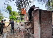 TMMD Hadir di Pasar Rawa,Air Bersih Impian Warga Terwujud
