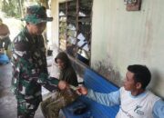 Mulyono dan Nuraini Warga Klantan Luar Ucapkan Terimakasih Kepada Satgas Kes TMMD 128 Gebang