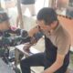 Keliling Kampung ,Satgas Kes TMMD 128 Langkat Obati Dua Warga Sakit