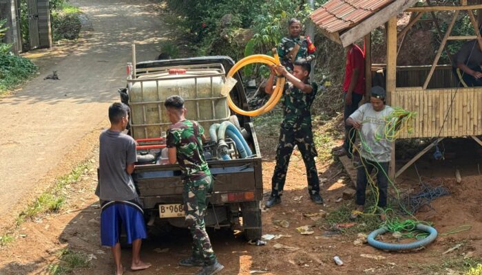 Menjemput Asa Air Bersih: Dedikasi Satgas TMMD 128 di Bumi Banyuasih
