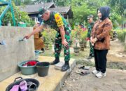 Uji Air Sumur Bor TMMD 128 Langkat ,Brigjen TNI Yanto : Air Segar dan Layak di Konsumsi 