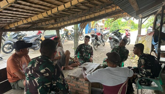 Srawung di Meja Kopi, Cara Tentara Merawat Nadi Kehidupan di Langkat