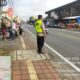 Pastikan Kelancaran lalulintas pagi hari, Polsek Selemadeg gelar Strong Point