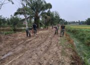 Jalan Penghubung Tiga Dusun di Pasar Rawa Hampir Rampung