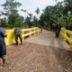 Bak “Gadis Baru Mandi”, Jembatan TMMD 128 Langkat Mulai Dipercantik