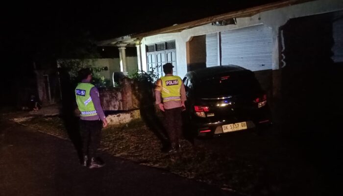 Cegah terjadinya Kriminalitas Pada Malam Hari, Polsek Penebel Laksanakan Patroli Blue Light